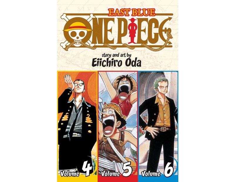 Manga One Piece Τόμοι 4, 5 & 6 (English)