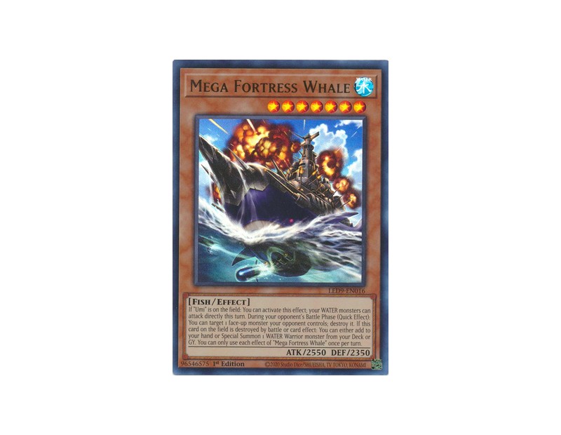 Mega Fortress Whale (LED9-EN016) - 1st Edition