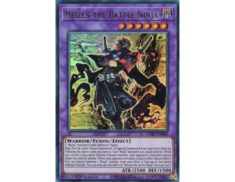 Meizen the Battle Ninja (DABL-EN040) - 1st Edition