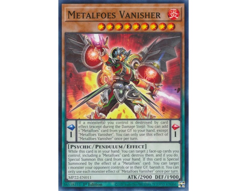 Metalfoes Vanisher (MP22-EN011) - 1st Edition