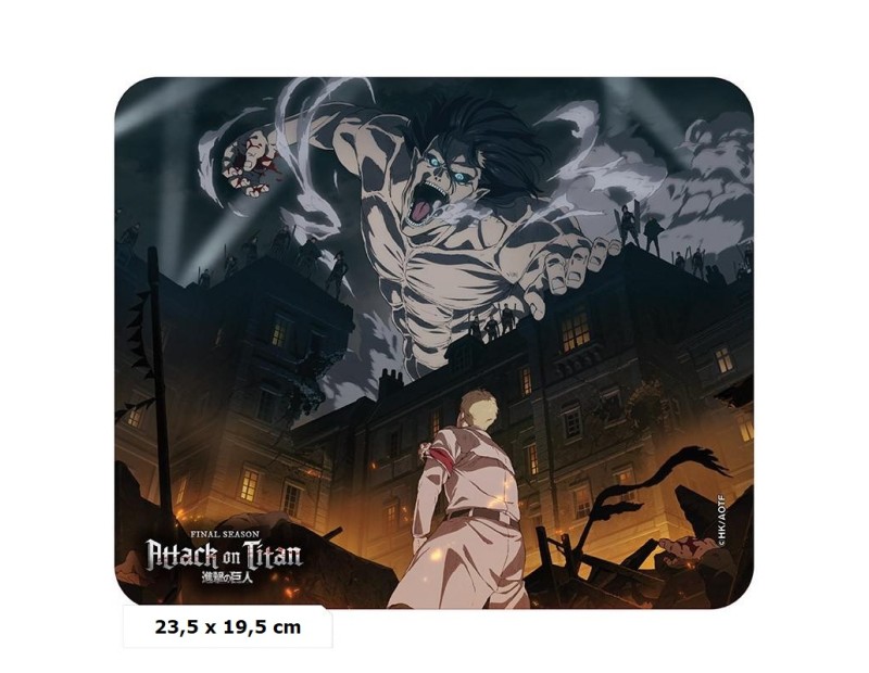 Mousepad Attack on Titan Season 4 (Flexible)