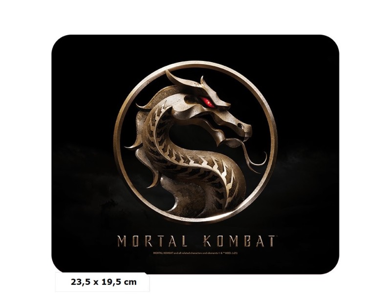 Mousepad Mortal Kombat Logo (Flexible)