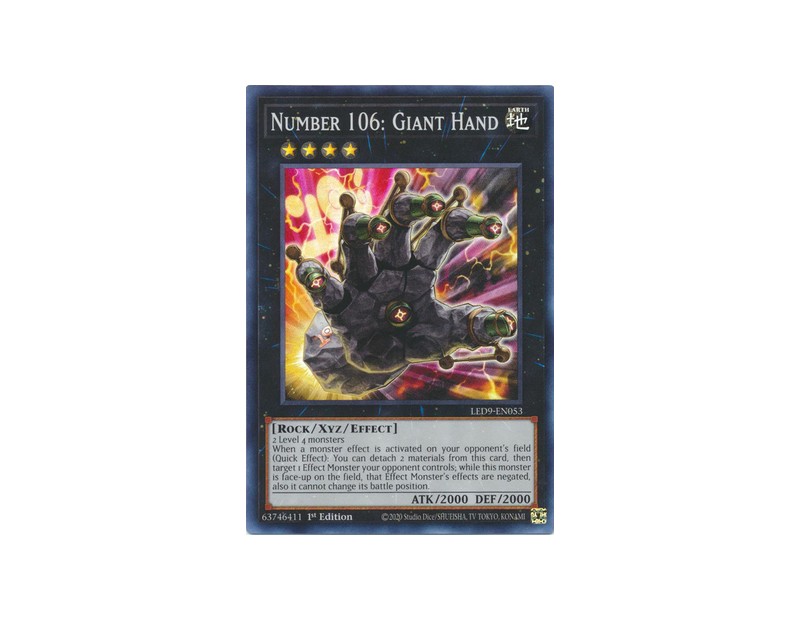 Number 106: Giant Hand (LED9-EN053) - 1st Edition