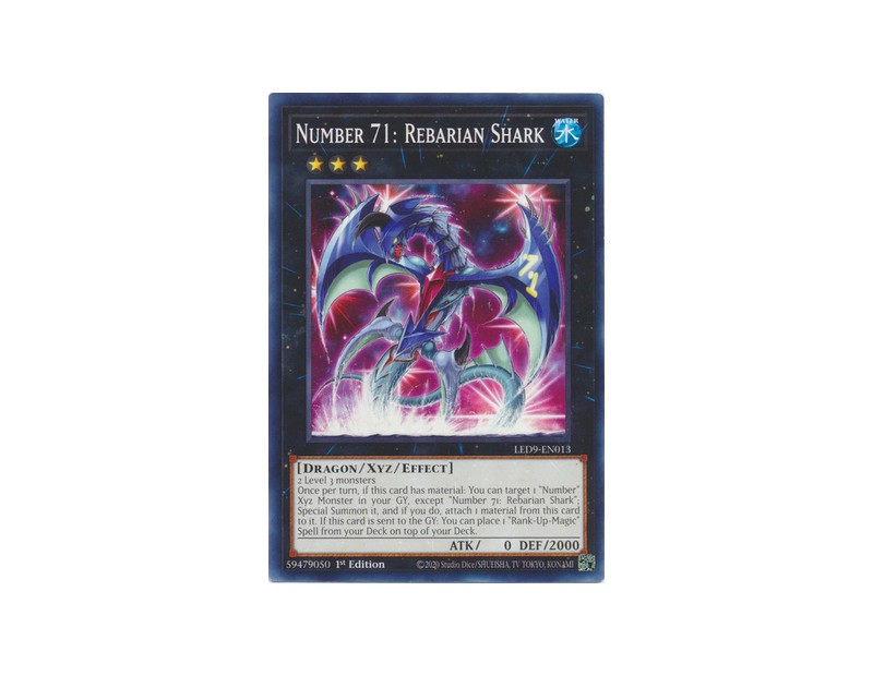 Number 71: Rebarian Shark (LED9-EN013) - 1st Edition