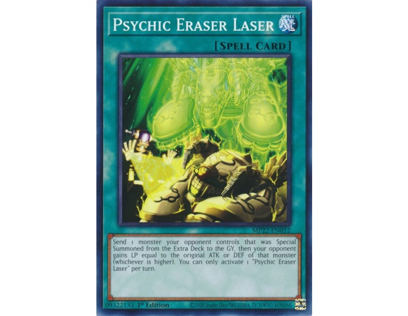 Psychic Eraser Laser (MP22-EN052) - 1st Edition