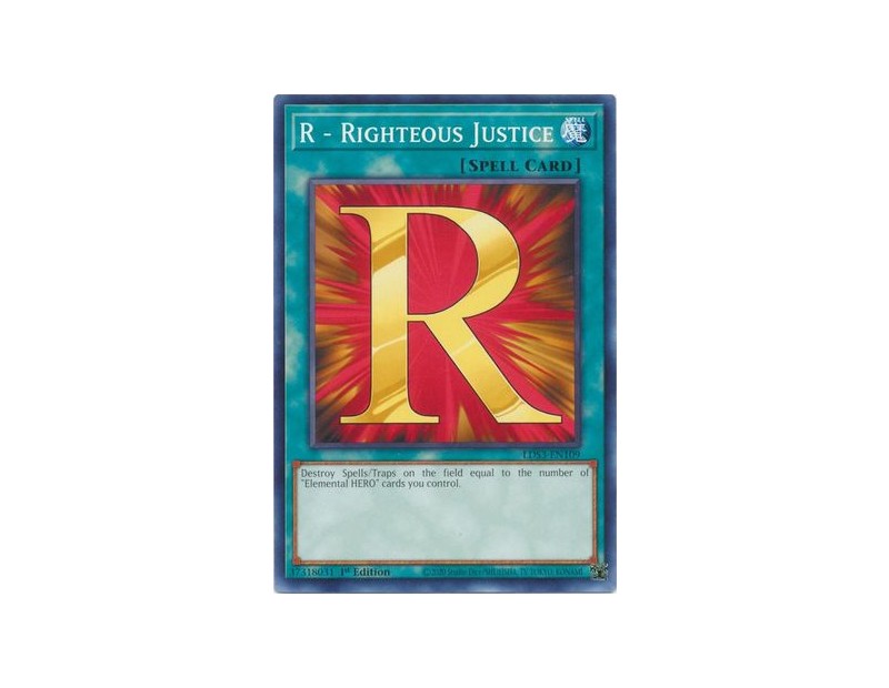 R - Righteous Justice (LDS3-EN109) - 1st Edition