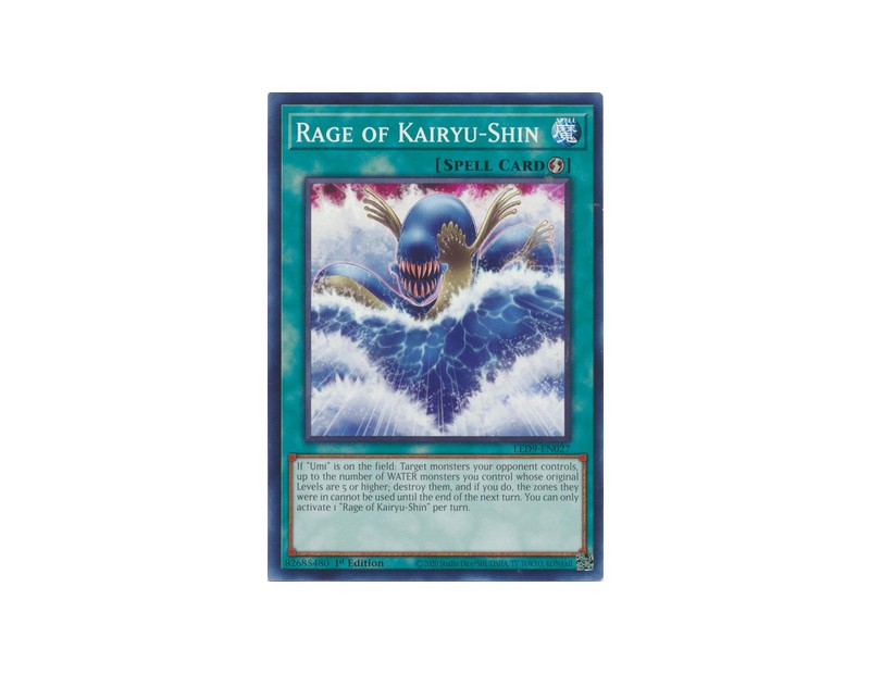 Rage of Kairyu-Shin (LED9-EN027) - 1st Edition