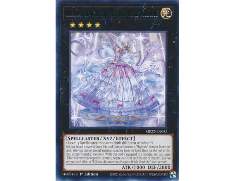 Rilliona, the Wondrous Magistus Witch Wardrobe (MP22-EN083) - 1st Edition