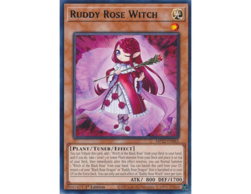 Ruddy Rose Witch (MP22-EN061) - 1st Edition