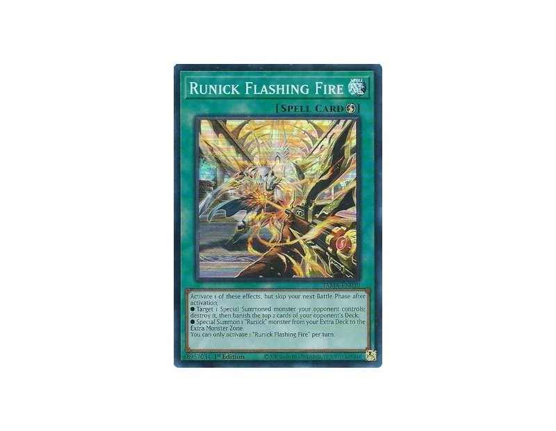 Runick Flashing Fire (TAMA-EN030) - 1st Edition