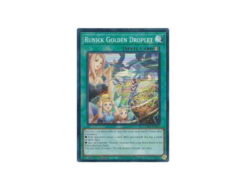 Runick Golden Droplet (TAMA-EN035) - 1st Edition