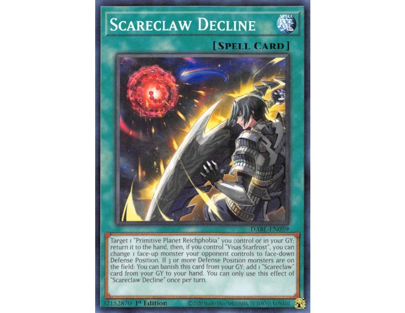 Scareclaw Decline (DABL-EN059) - 1st Edition