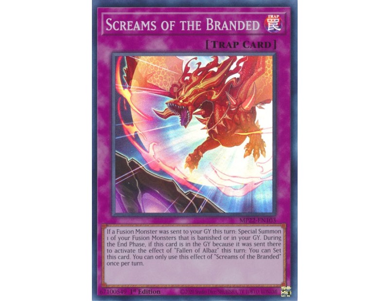 Screams of the Branded (MP22-EN103) - 1st Edition