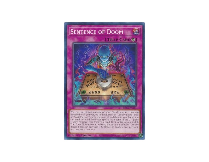 Sentence of Doom (LDS3-EN021) - 1st Edition