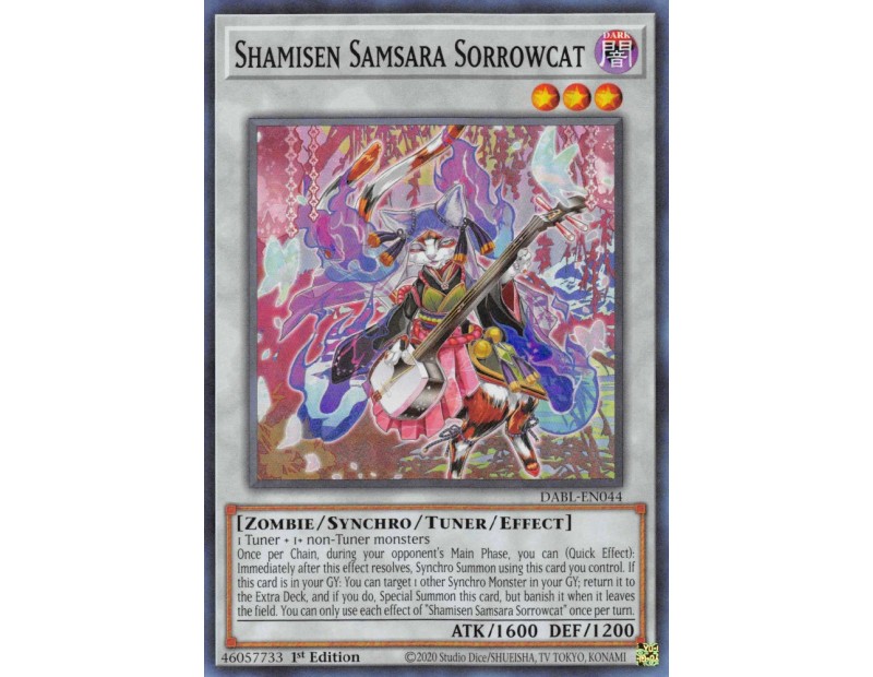 Shamisen Samsara Sorrowcat (DABL-EN044) - 1st Edition