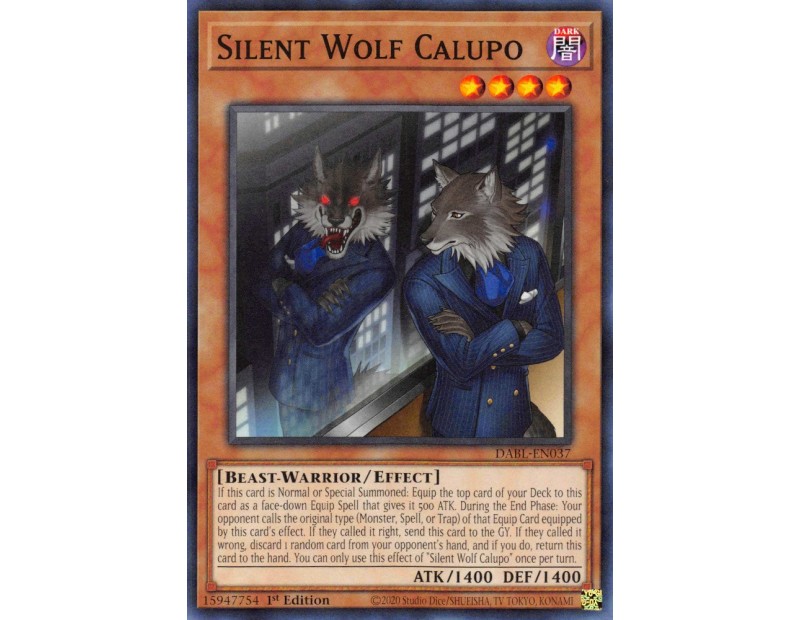 Silent Wolf Calupo (DABL-EN037) - 1st Edition