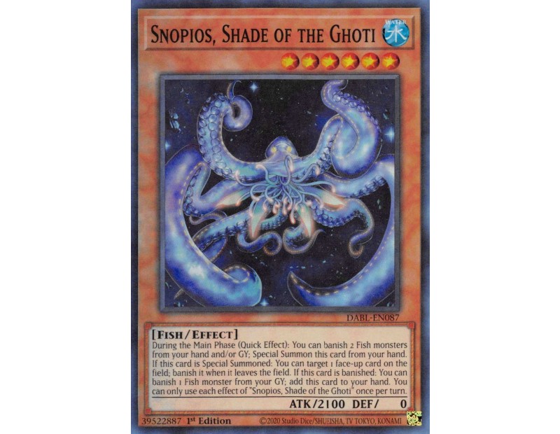 Snopios, Shade of the Ghoti (DABL-EN087) - 1st Edition