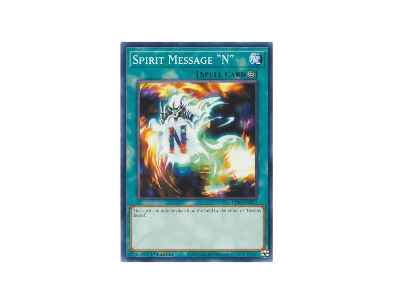 Spirit Message 'N' (LDS3-EN013) - 1st Edition