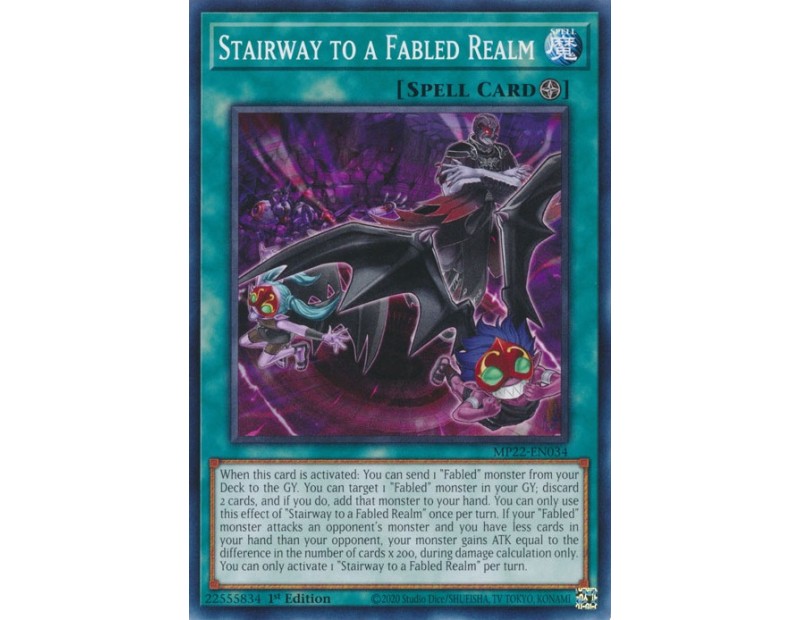 Stairway to a Fabled Realm (MP22-EN034) - 1st Edition