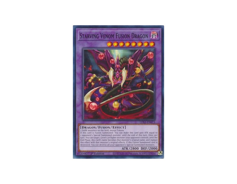 Starving Venom Fusion Dragon (LDS3-EN073) - 1st Edition