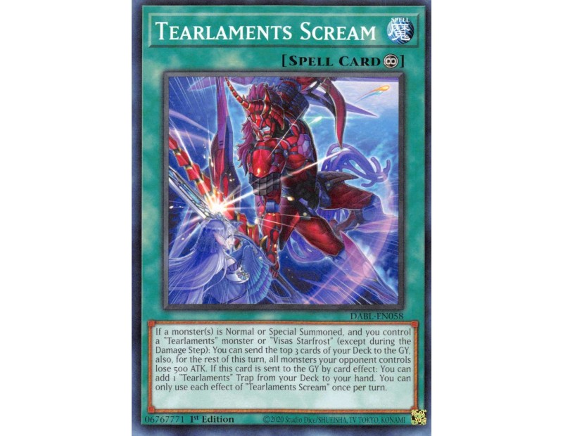 Tearlaments Scream (DABL-EN058) - 1st Edition