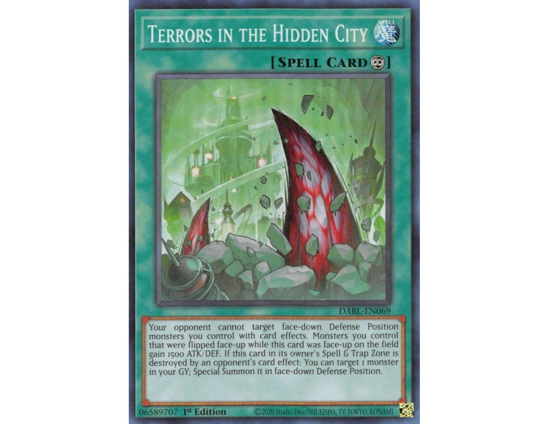 Terrors in the Hidden City (DABL-EN069) - 1st Edition