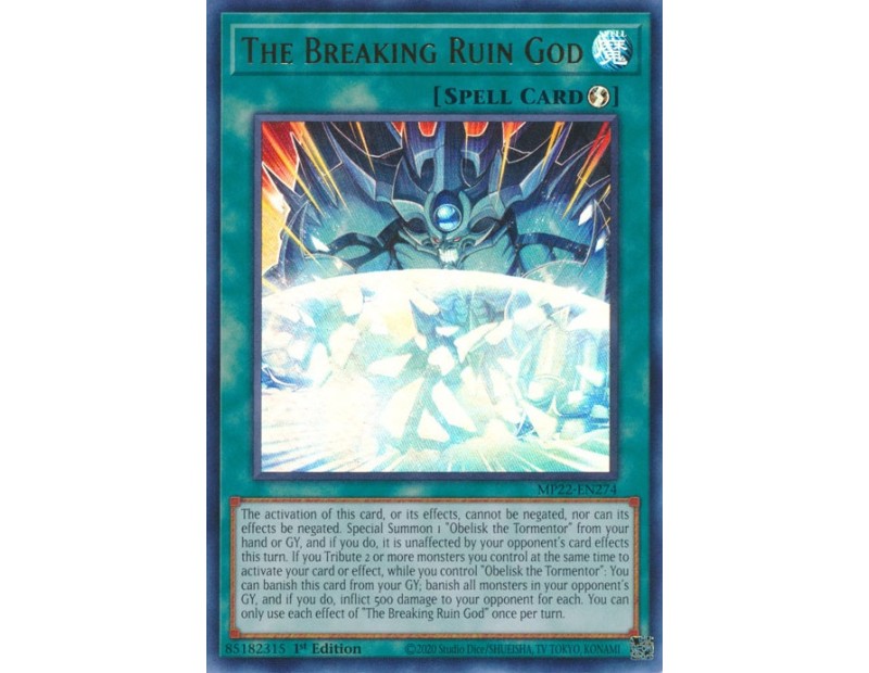 The Breaking Ruin God (MP22-EN274) - 1st Edition