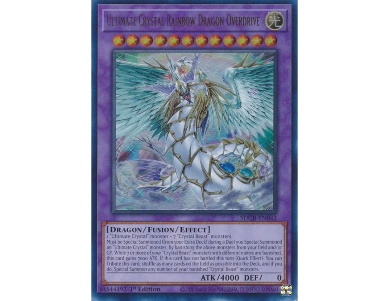 Ultimate Crystal Rainbow Dragon Overdrive (SDCB-EN042) - 1st Edition