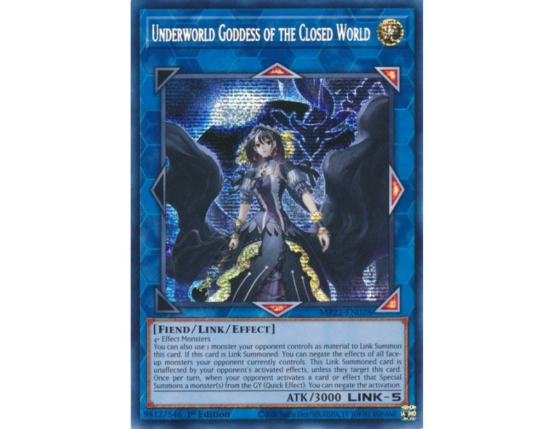 Underworld Goddess of the Closed World (MP22-EN028) - 1st Edition