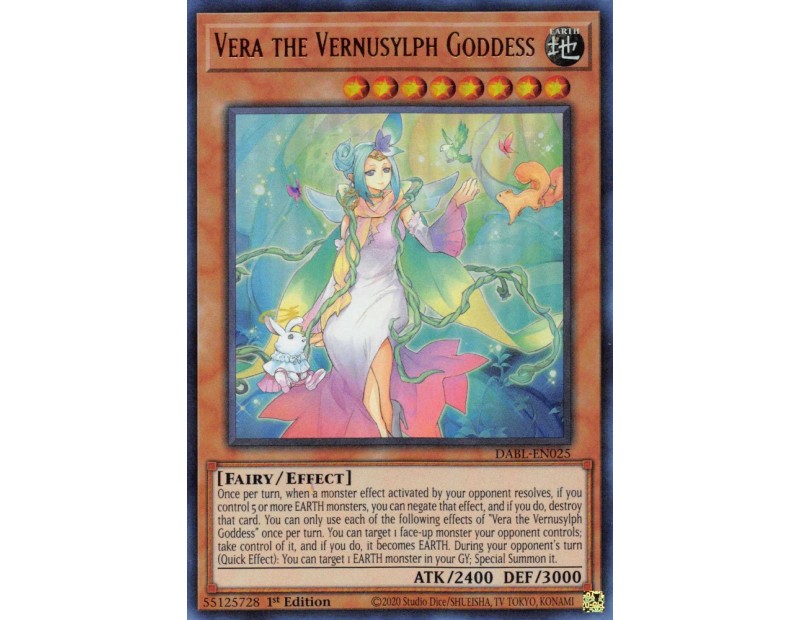 Vera the Vernusylph Goddess (DABL-EN025) - 1st Edition