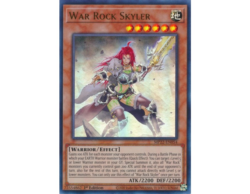 War Rock Skyler (MP22-EN054) - 1st Edition