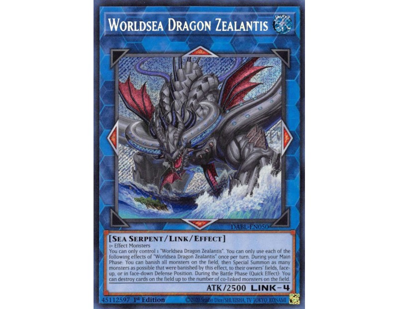 Worldsea Dragon Zealantis (DABL-EN050) - 1st Edition