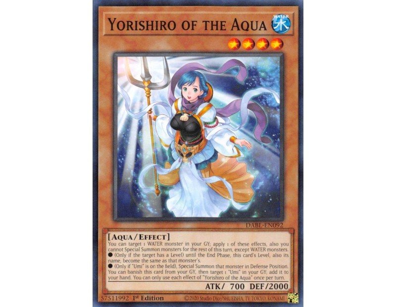 Yorishiro of the Aqua (DABL-EN092) - 1st Edition