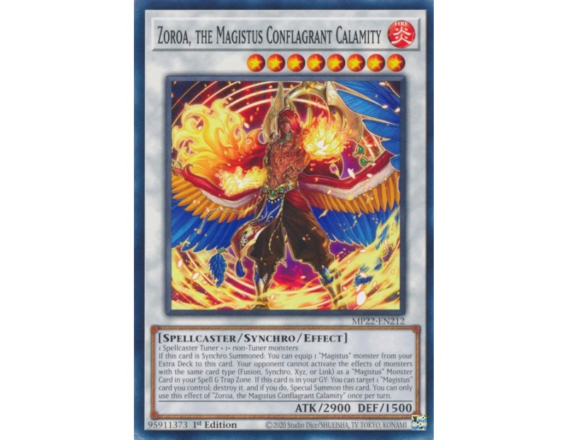 Zoroa, the Magistus Conflagrant Calamity (MP22-EN212) - 1st Edition