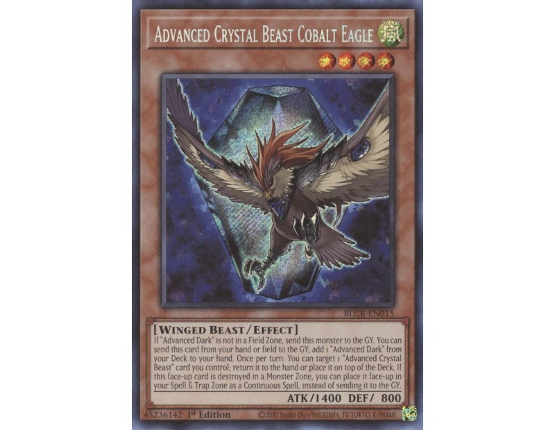 Advanced Crystal Beast Cobalt Eagle (BLCR-EN015) - 1st Edition