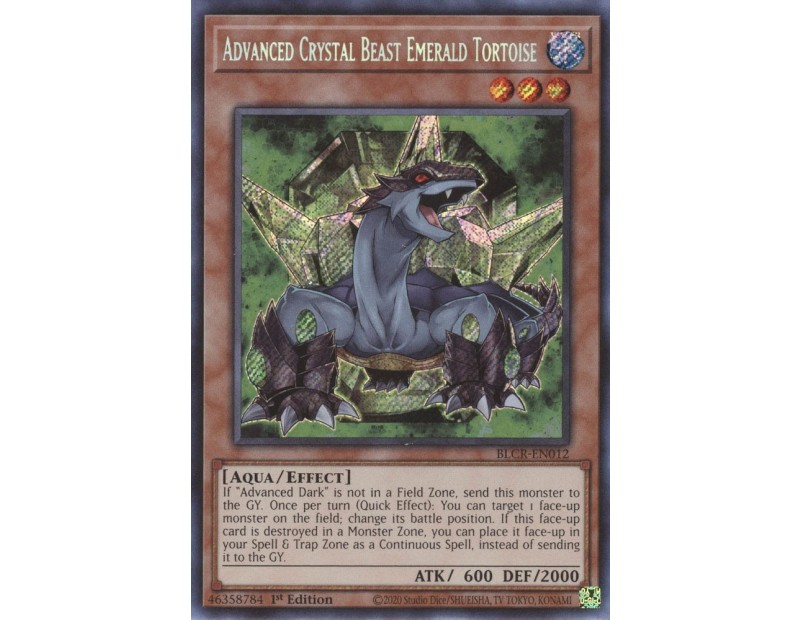 Advanced Crystal Beast Emerald Tortoise (BLCR-EN012) - 1st Edition