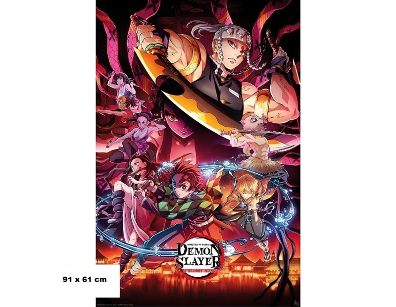 Αφίσα Demon Slayer Season 2 (91x61)