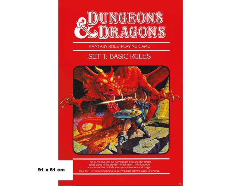 Αφίσα Dungeons & Dragons Rules (91x61)