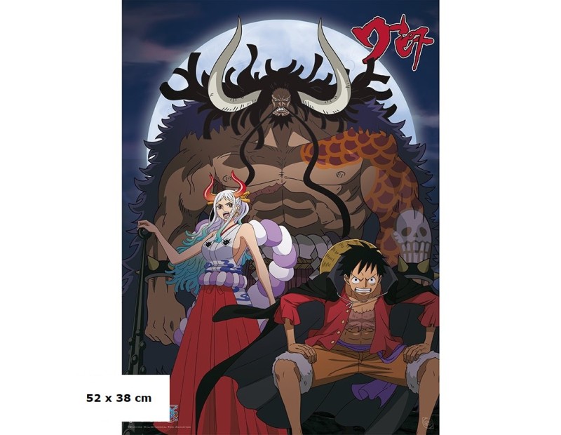 Αφίσα Luffy, Yamato & Kaido (52x38)
