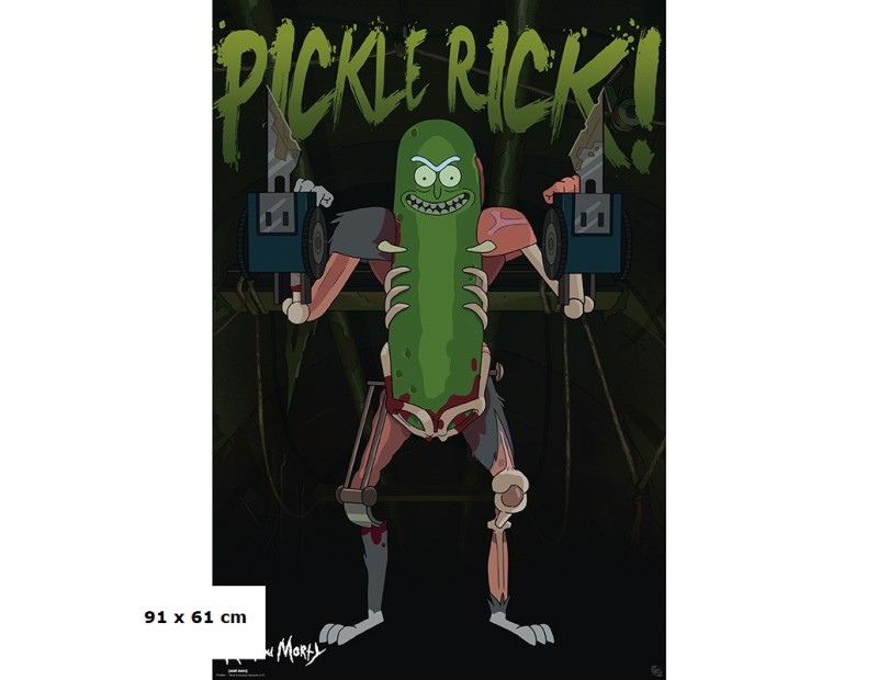 Αφίσα Pickle Rick (91x61)