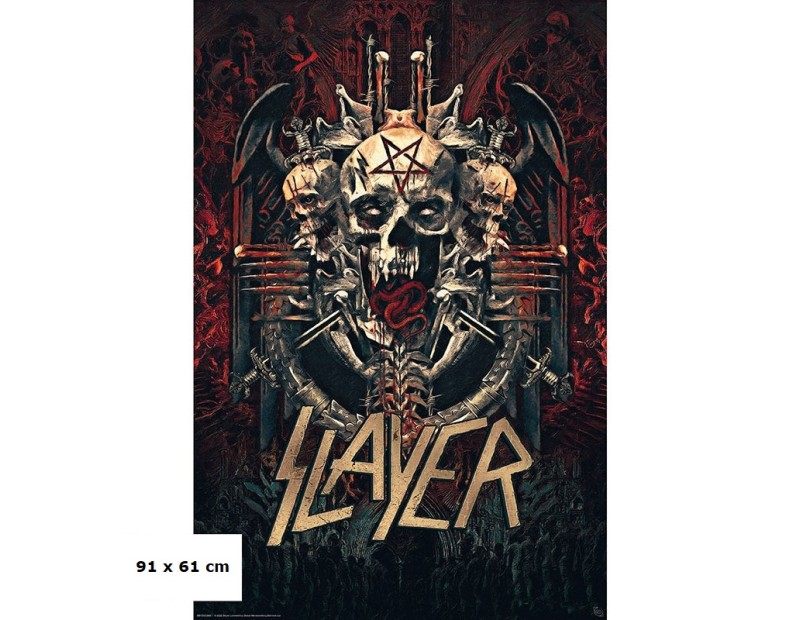 Αφίσα Slayer Skullagramm (91x61)