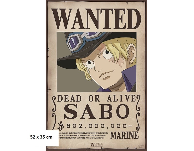 Αφίσα Wanted Sabo (52x35)