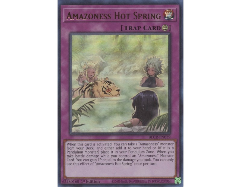 Amazoness Hot Spring (BLCR-EN039) - 1st Edition
