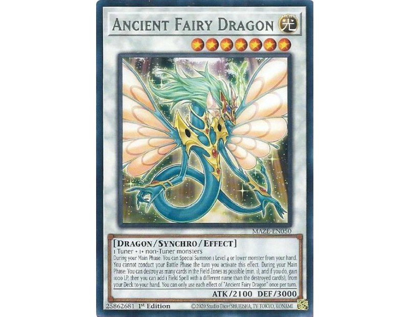 Ancient Fairy Dragon (MAZE-EN050) - 1st Edition