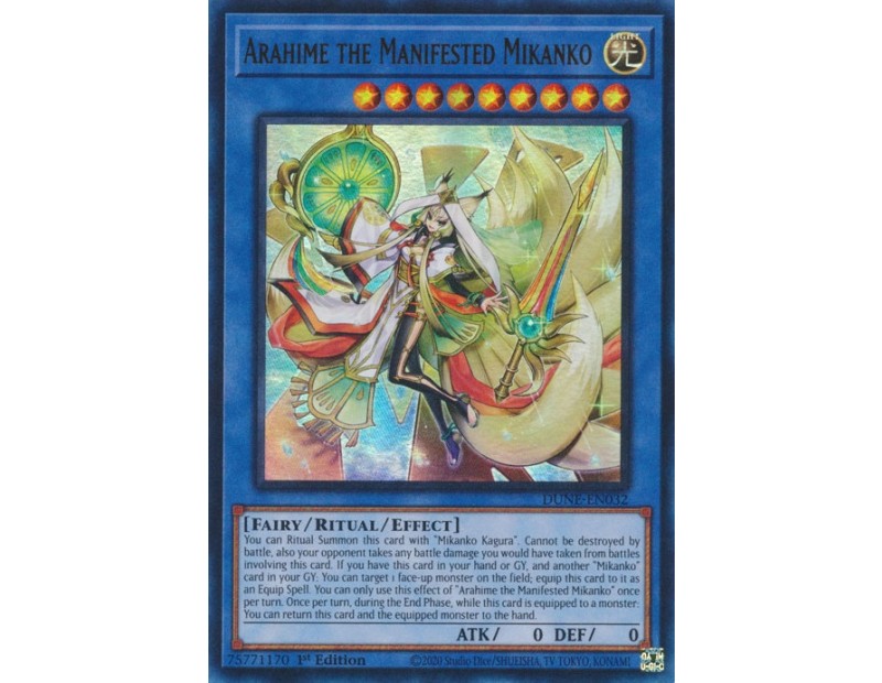 Arahime the Manifested Mikanko (DUNE-EN032) - 1st Edition