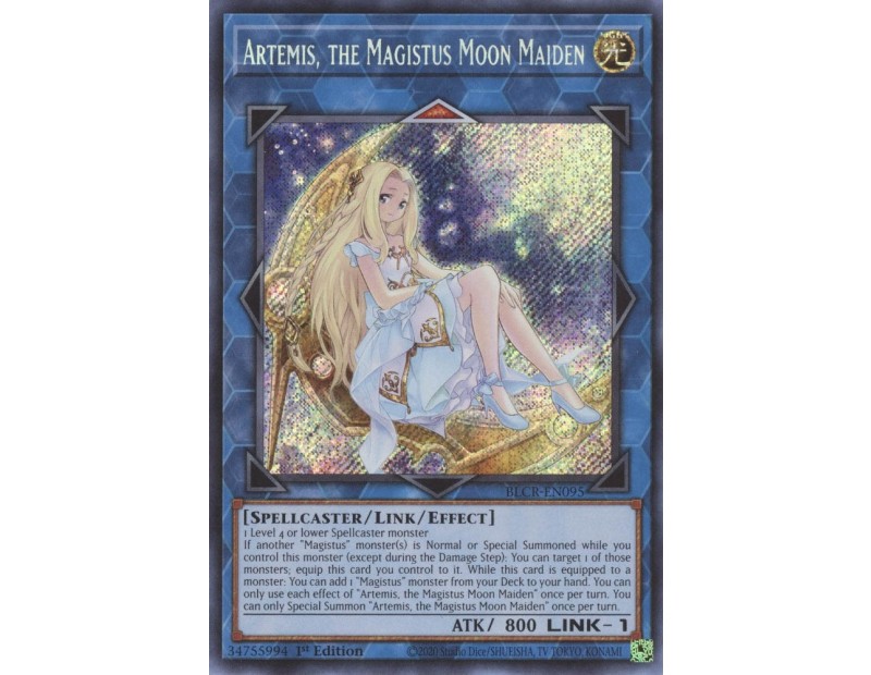 Artemis, the Magistus Moon Maiden (BLCR-EN095) - 1st Edition