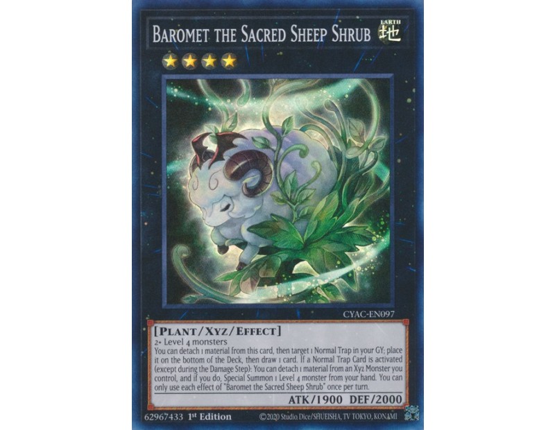 Baromet the Sacred Sheep Shrub (CYAC-EN097) - 1st Edition