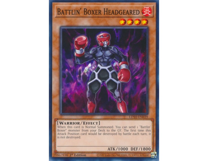 Battlin' Boxer Headgeared (LD10-EN039) - 1st Edition