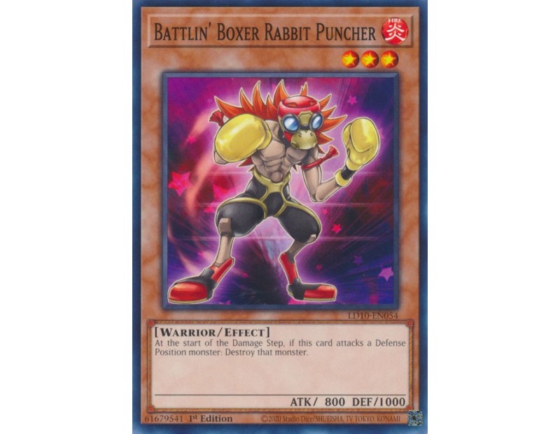 Battlin' Boxer Rabbit Puncher (LD10-EN054) - 1st Edition