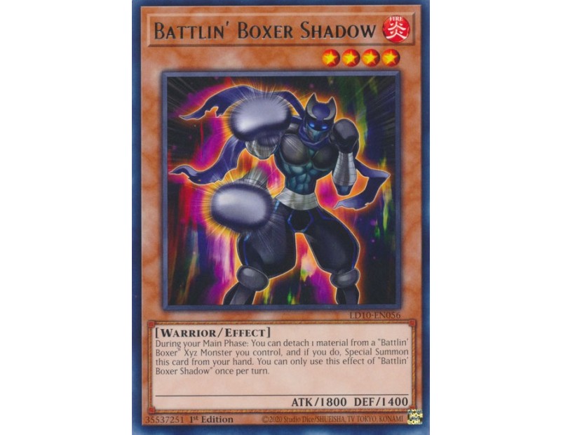 Battlin' Boxer Shadow (LD10-EN056) - 1st Edition
